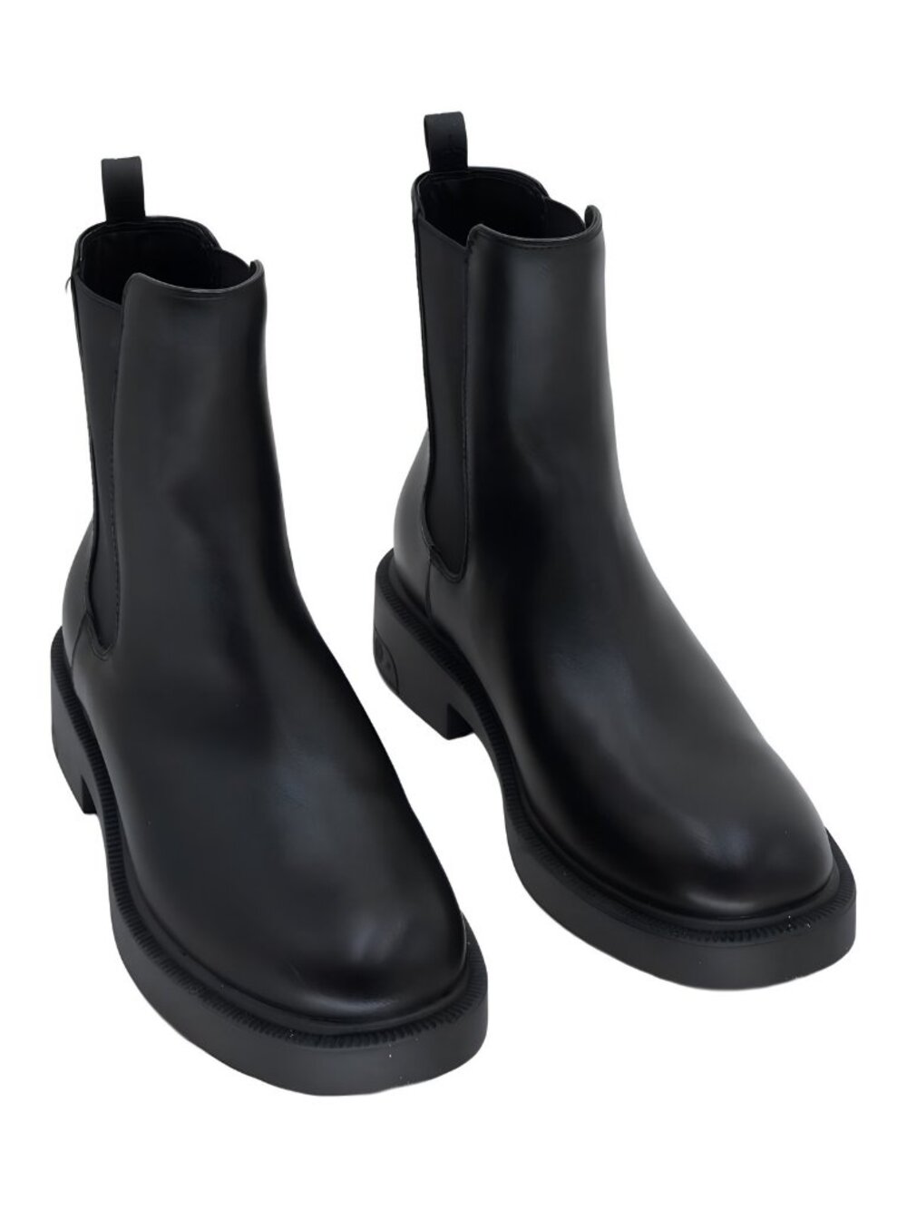 GUESS Fynli Double Gore Chelsea Booties Black US 7.5